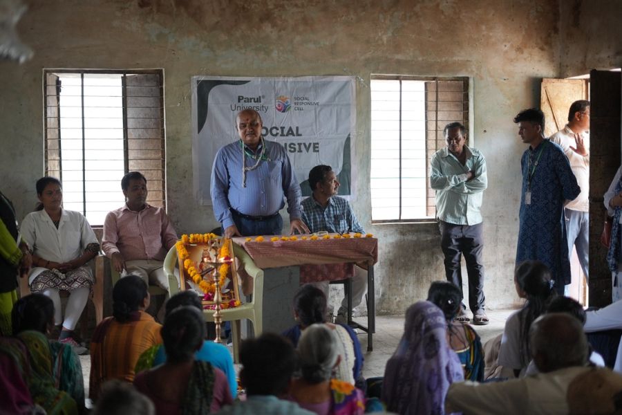 Parul University’s dedication to social welfare: imparting the  education candidates need via the Social Responsive Cell